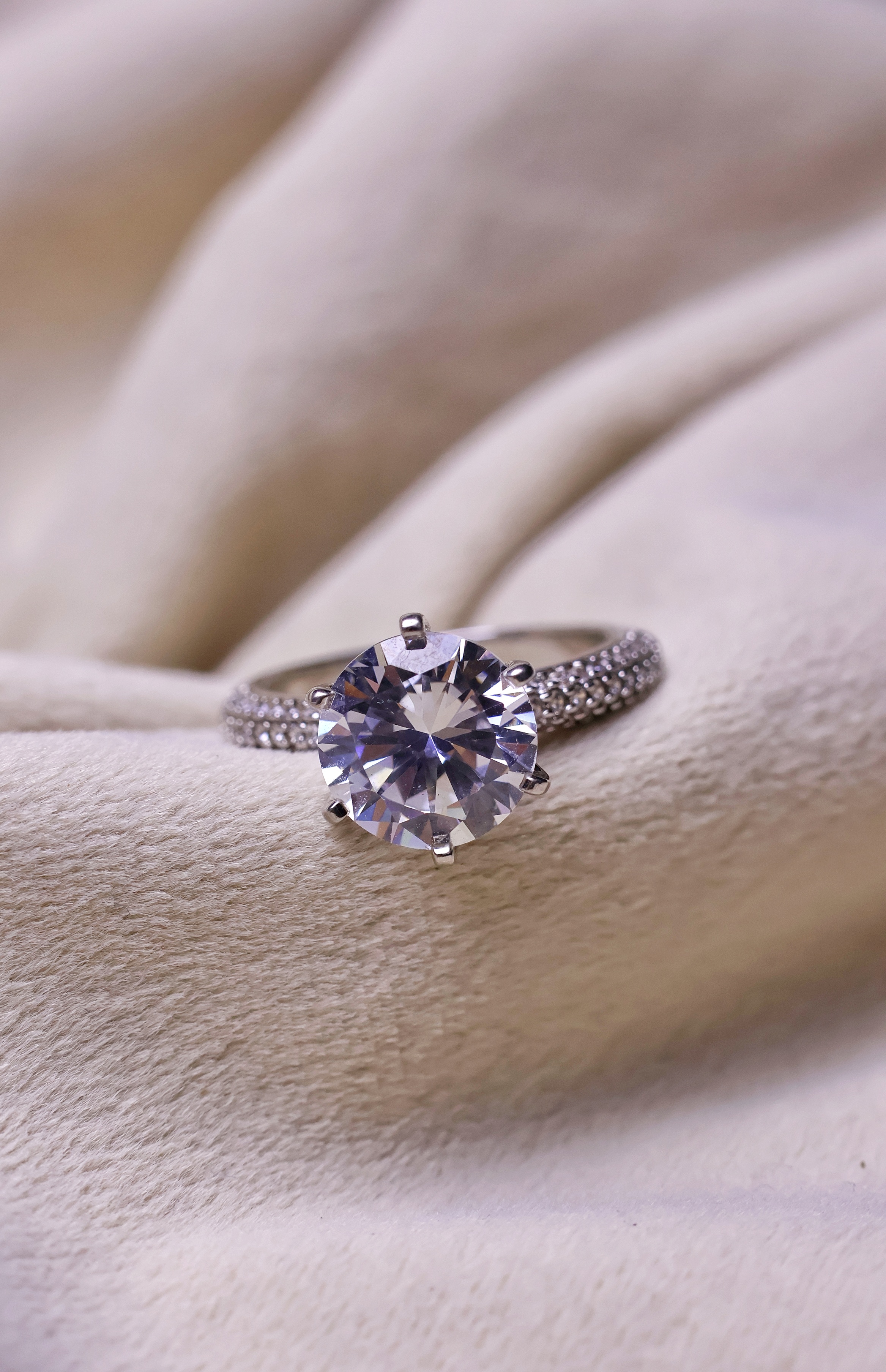 Celestia solitaire Ring